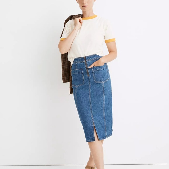 Madewell Tops - 🆕 MADEWELL Ringer Everyday Crop Tee